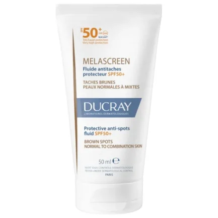 ducray-melascreen-fluide-antitaches-protecteur-peau-normales-a-mixtes-spf50-50ml pcommepara