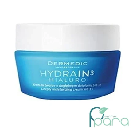 pcommepara-DERMEDIC-Hydrain-3-Hialuro-Creme-de-Jour-Anti-Age-SPF15-–-50-ml.