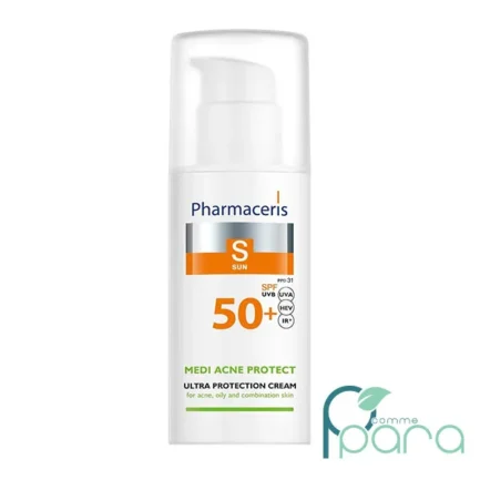 pcommepara-PHARMACERIS-S-Medi-Acne-Protect-–-Creme-Solaire-SPF-50-Peaux-Grasses-et-Mixtes-–-50-ml.