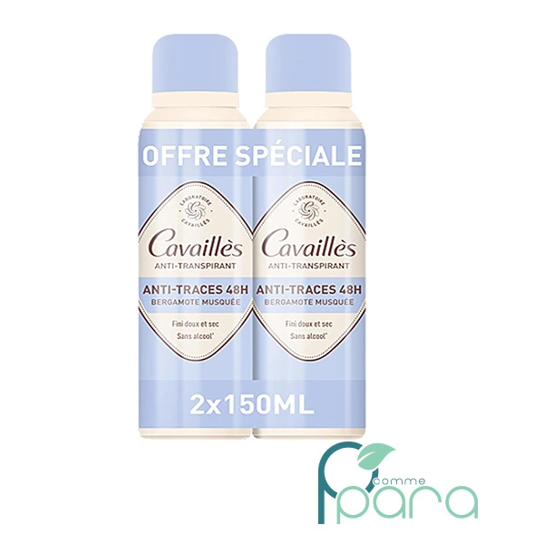 pcommepara CAVAILLES Spray Lot de 2 Bergamote Musquée,150ml pcommepara-CAVAILLES-Spray-Lot-de-2-Bergamote-Musquee150ml.