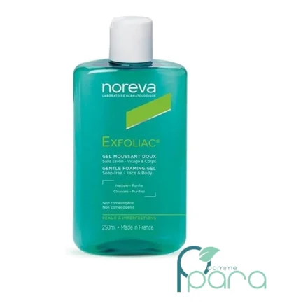 pcommepara-NOREVA-Exfoliac-Gel-Moussant-Doux_250ml