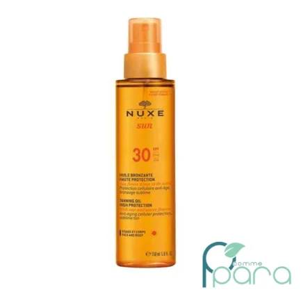 pcommepara-NUXE-Sun-Huile-Solaire-Visage-et-Corps-SPF30 150ml