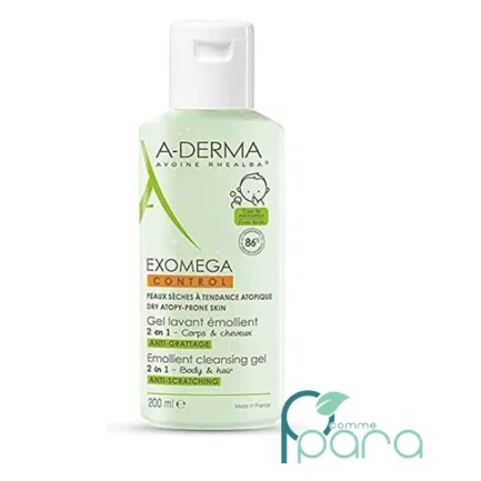 pcommepara-ADERMA-Exomega-Control-Gel-Lavant-2en1-200ml