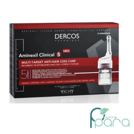 pcommepara-VICHY-DERCOS-Aminexil-Clinical-5-Homme-21-Ampoules.