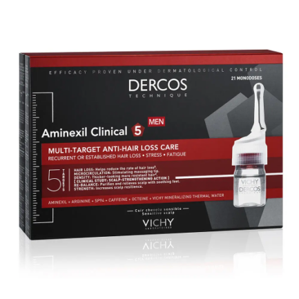 vichy-dercos-aminexil-clinical-5-homme-21-ampoules pcommepara