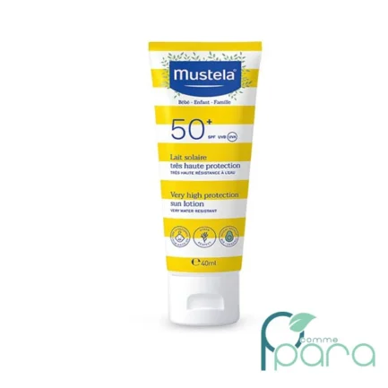 pcommepara-MUSTELA-Lait-Solaire-Tres-Haute-Protection_40ml.