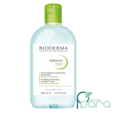 pcommepara-BIODERMA-Sebium-H2O-Solution-Micellaire-500ml-–-Eau-Micellaire-Purifiante-pour-Peaux-Mixtes-a-Grasses