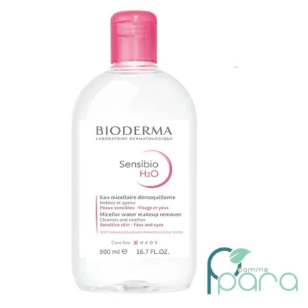 pcommepara-BIODERMA-Sensibio-H2O-Eau-Micellaire-Demaquillante-500ml-–-Nettoyant-Doux-Peaux-Sensibles.
