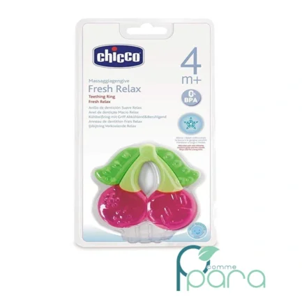 pcommepara-CHICCO-Anneau-De-Dentition-Cherry.