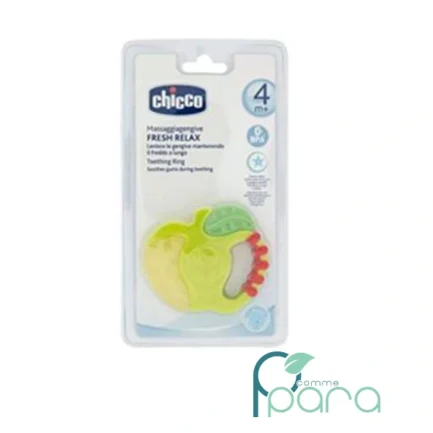pcommepara-CHICCO-Anneau-De-Dentition-Fresh-And-Relax-Pomme.