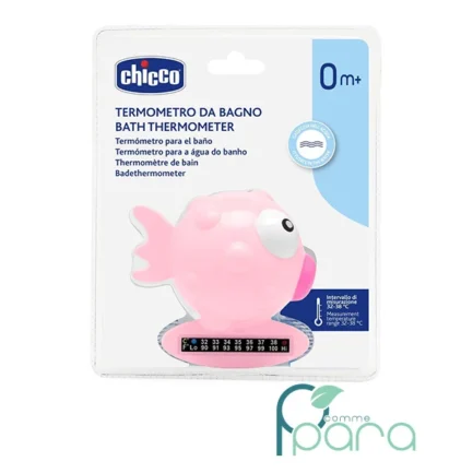 pcommepara-CHICCO-Thermometre-de-Bain-Rose-Fish