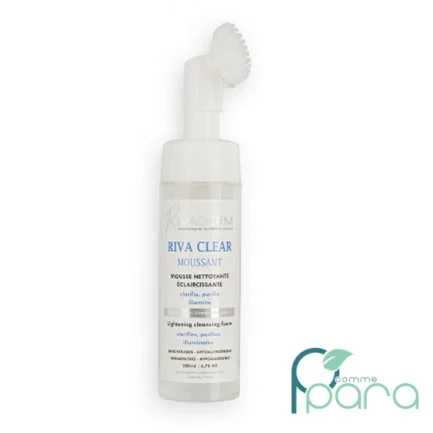 pcommepara-RIVADERM-Riva-Clear-Mousse-Nettoyante-–-200-ml-Nettoyant-Doux-Visage-pour-Peaux-Mixtes-a-Grasses.