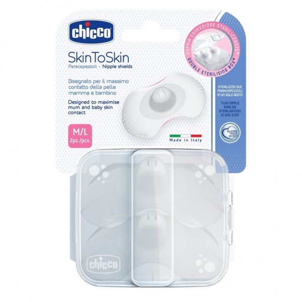 CHICCO Bout de sein silicone large - P Comme Para