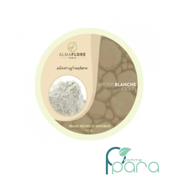 pcommepara ALMAFLORE Argile Blanche, 100 g pcommepara-ALMAFLORE-Argile-Blanche-100-g.