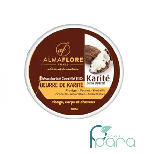 pcommepara ALMAFLORE Beurre Karité Désodorisé BIO,100Gr pcommepara-ALMAFLORE-Beurre-Karite-Desodorise-BIO100Gr.
