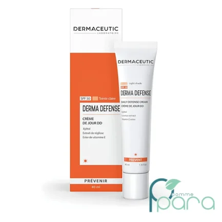 pcommepara-Derma-Defense-Teinte-Claire-de-Dermaceutic-Creme-de-jour-DD-contenant-du-Xylitol-de-lExtrait-de-Reglisse-de-lEster-de-Vitamine-E-et-des-Filtres-UV-40ml