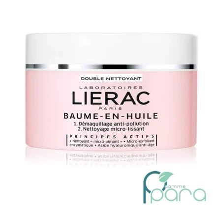 pcommepara-LIERAC-Baume-Huile-Double-Nettoyant120g.