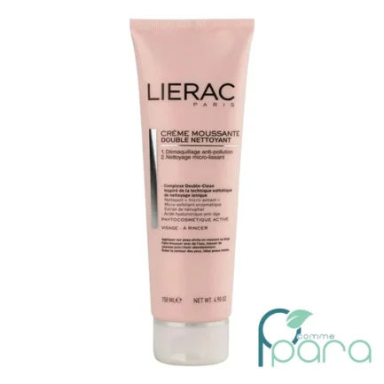 pcommepara-LIERAC-Creme-Moussante-Double-Nettoyant150ml.