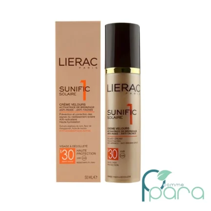pcommepara-La-Creme-Solaire-Velours-Teintee-LIERAC-SUNIFIC-SPF30-50ml.