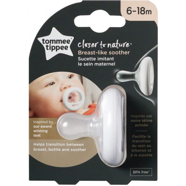 TOMMEE TIPPEE Sucette Breast Like 6-18M - P Comme Para