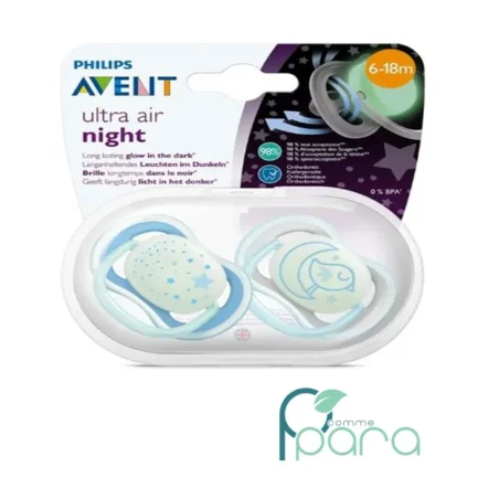 pcommepara-AVENT-2-Sucettes-Ultra-Air-Night-6-18M-Garcon-SCF376-20