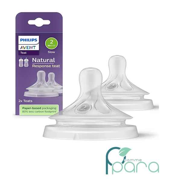 AVENT Tétine Natural Response 0M+ 2 pièces