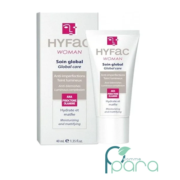 pcommepara HYFAC Woman Soin Global , 40ml pcommepara-HYFAC-Woman-Soin-Global-40ml.