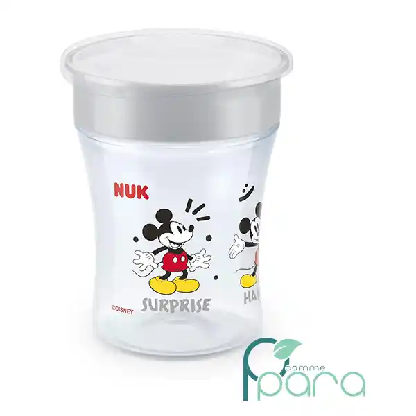 pcommepara NUK Magic Cup Disney Mickey, 230ml 8 Mois + pcommepara-NUK-Magic-Cup-Disney-Mickey-230ml-8-Mois-