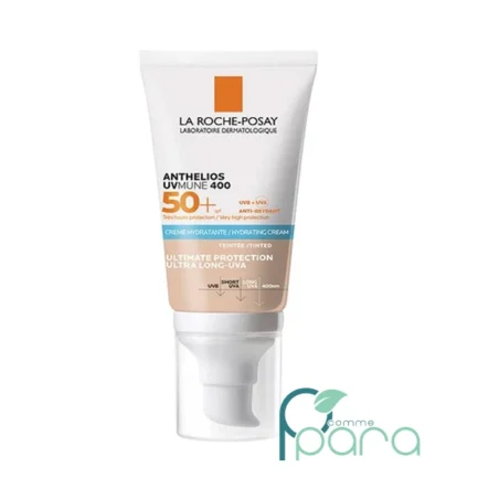 pcommepara-La-Roche-Posay-Anthelios-UVMune-400-Creme-Hydratante-Teintee-SPF50-50-ml-–-Protection-solaire-et-teint-unifie