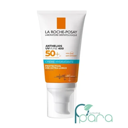 pcommepara-La-Roche-Posay-Anthelios-UVMune-400-Creme-Solaire-SPF-50-Enrichi-en-Glycerine-Protection-Solaire-Contre-les-UVA_UVB-Soin-Visage-avec-Texture-Hydratante-Sans-Trace-Blanche-Sans-Parfum.