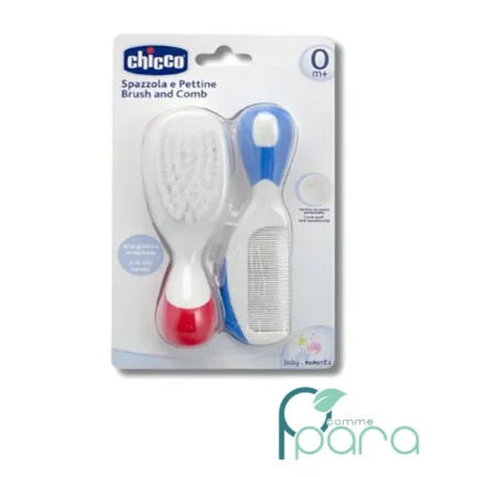 pcommepara-CHICCO-Brosse-et-Peigne-Rouge-Et-Bleu.