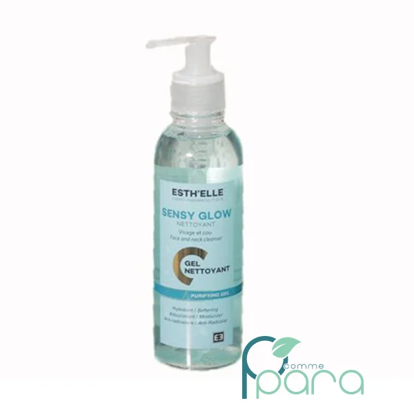 pcommepara ESTHELLE Sensy Glow Gel Nettoyant, 250ml pcommepara-ESTHELLE-Sensy-Glow-Gel-Nettoyant-250ml.