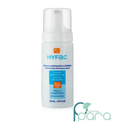pcommepara-HYFAC-Mousse-Nettoyante-Exfoliante150ml.