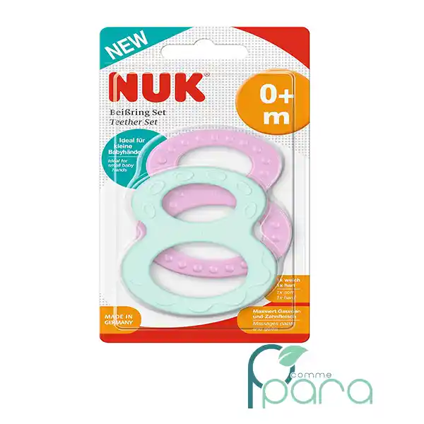 pcommepara NUK 2 Anneaux De Dentition Forme 8 pcommepara-NUK-2-Anneaux-De-Dentition-Forme-8.