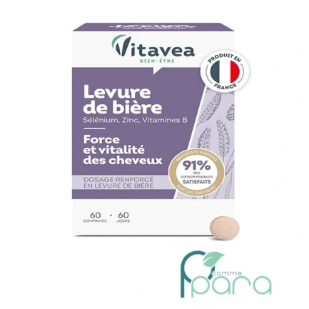 pcommepara-Vitavea-Bien-Etre-Levure-de-Biere-Biotine-Zinc-Selenium-–-60-Comprimes.