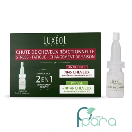 pcommepara-LUXEOL-Chute-de-Cheveux-Reactionnelle-2-en-1-–-Croissance-_-Anti-Chute-14-Fioles.