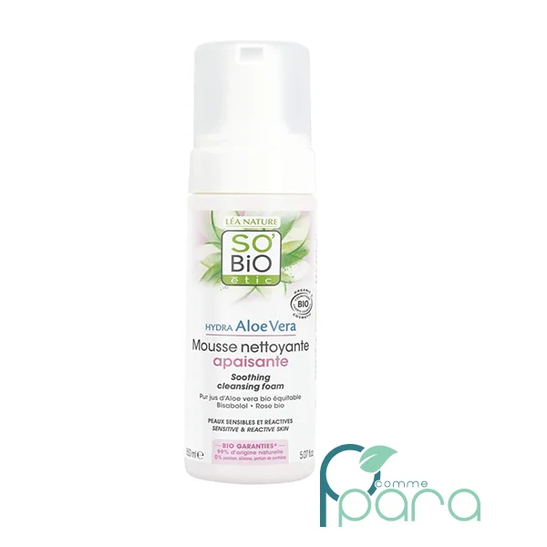 pcommepara SO'BIO Etic Mousse Nettoyante Apaisant,150ml pcommepara-SOBIO-Etic-Mousse-Nettoyante-Apaisant150ml.