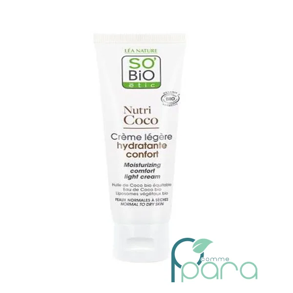 pcommepara SO'BiO étic Crème Légère Hydratante Confort Nutri Coco 50 ml pcommepara-SOBiO-etic-Creme-Legere-Hydratante-Confort-Nutri-Coco-50-ml