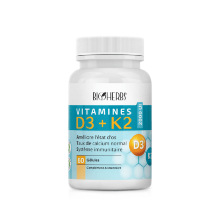 bioherbs Vitamine D3+K2 pcommepara