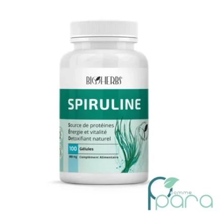 pcommepara-BIOHERBS-Spiruline-100-Gelules