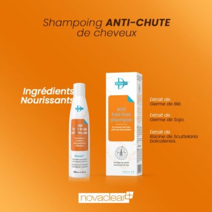 novaclear dermastic shampooing anti chute pcommepara