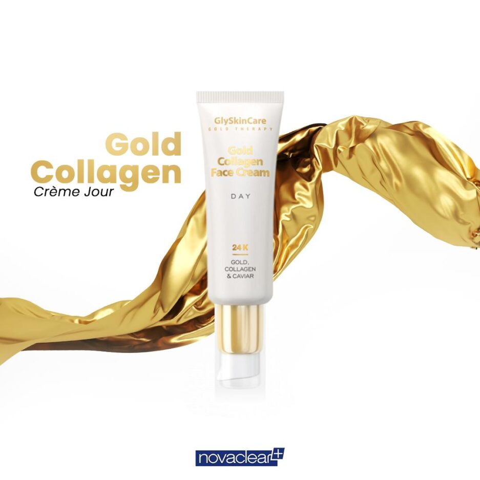 novaclear glyskincare gold collagen creme de jour pcommepara