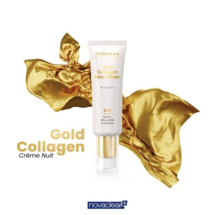 novaclear glyskincare gold collagen creme de nuit pcommepara