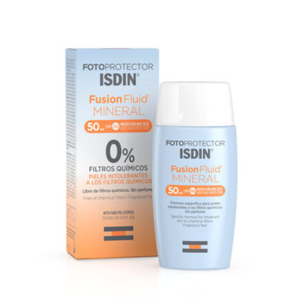 Fotoprotector ISDIN Fusion Fluid MINERAL SPF 50 pcommepara