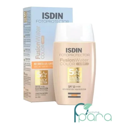 pcommepara-ISDIN-Fusion-Water-Color-Light-SPF50-50-ml