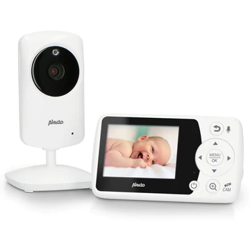 Alecto DVM-64 - Babyphone avec caméra et écran couleur 2.4", blanc PCOMMEPARA