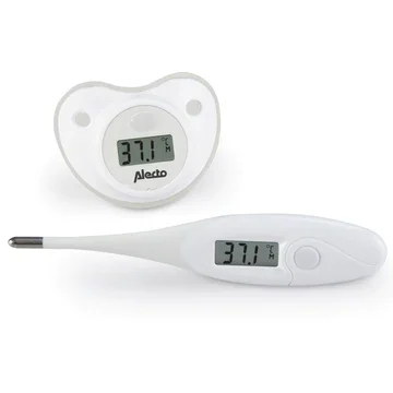Alecto BC-04 - Set thermomètre bébé 2 pièces, blanc pcommepara