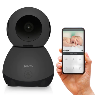 Alecto SMARTBABY10BK - Babyphone Wi-Fi avec caméra - Noir PCOMMEPARA