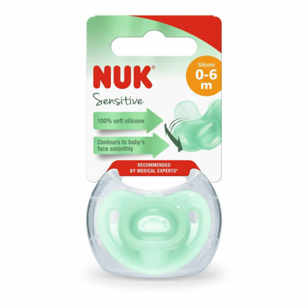 NUK Sucette Sensitive Soft Silicone 0-6 mois