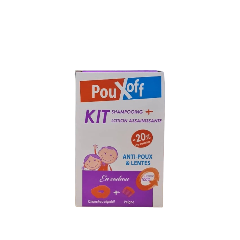 POUX OFF KIT Shampooing Anti Poux+Lotion - P Comme Para